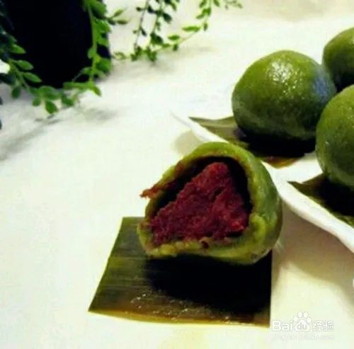 糯米青团的做法