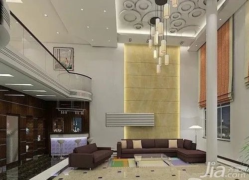 空间的学问 挑空客厅设计效果图