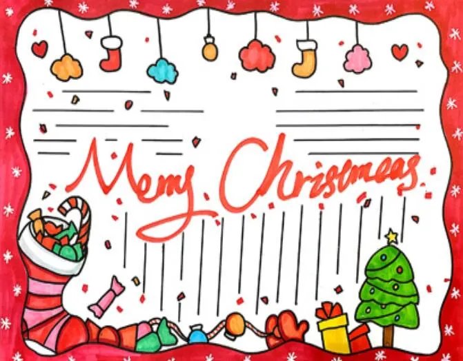 圣诞节手抄报图片大全