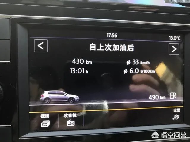 高尔夫1.6真实油耗大概是多少？