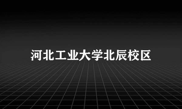 河北工业大学北辰校区