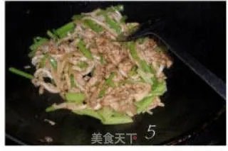 芹菜炒肉丝