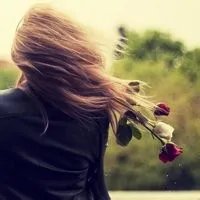 qq头像,唯美图片上带几个字,不是人物的,女生的