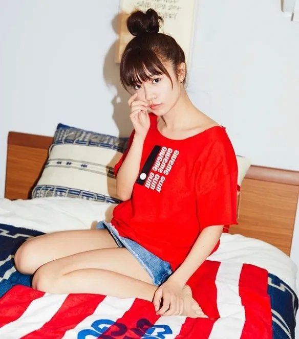 散发轻熟性感的魅力！号称日本“魔鬼上围”菜乃花！