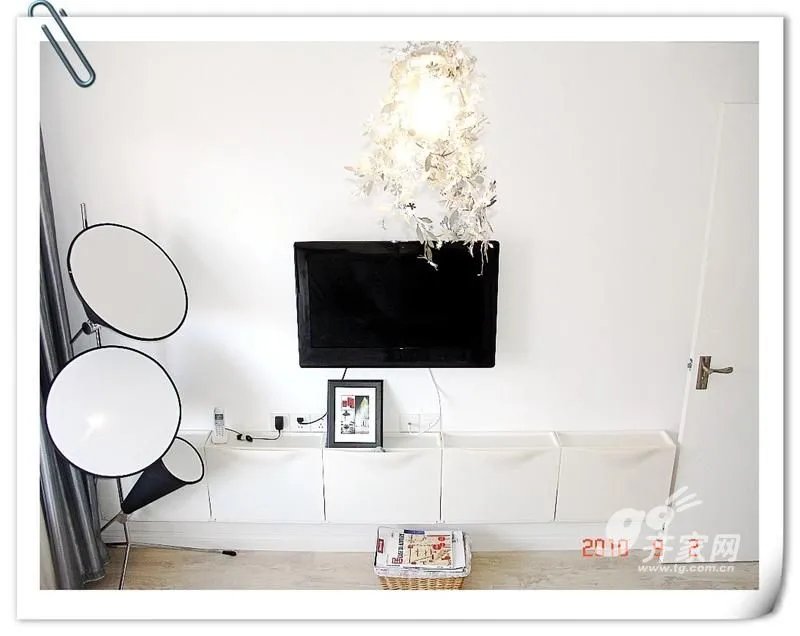 网友打造2室2厅自然纯净简约之家 毕业照&软装心得