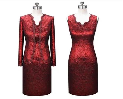 婚宴服装图片欣赏2017  新郎的母亲穿什么衣服