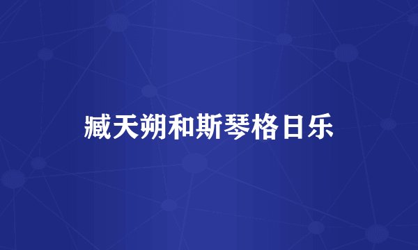 臧天朔和斯琴格日乐