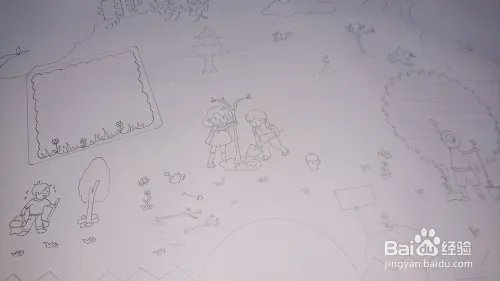 小学生怎么画植树节的手抄报