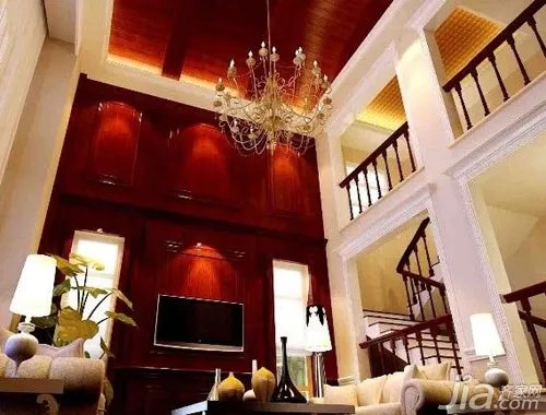 空间的学问 挑空客厅设计效果图