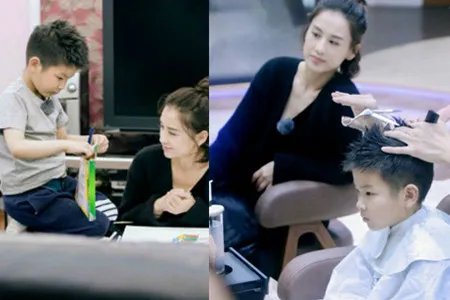 偶遇黄圣依安迪 母子俩同游迪士尼场面很有爱