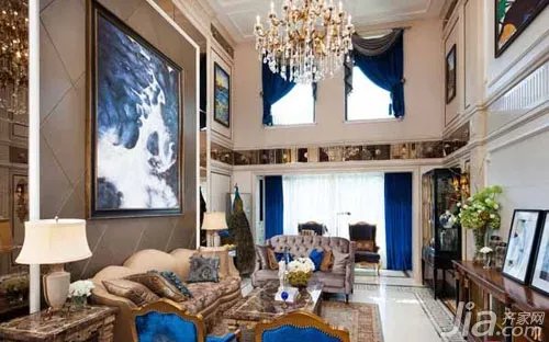 空间的学问 挑空客厅设计效果图