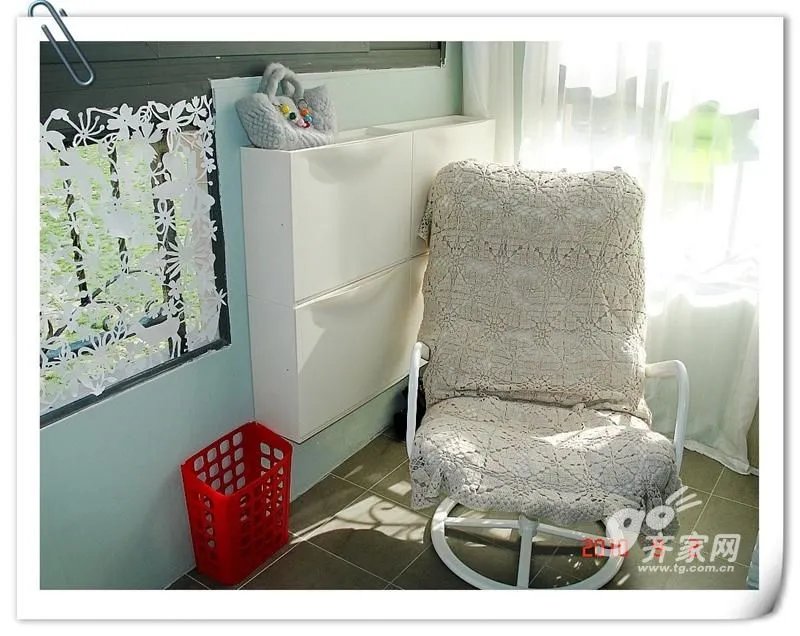 网友打造2室2厅自然纯净简约之家 毕业照&软装心得