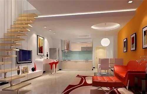 80平米复式楼装修效果图大全  2018别处新裁的复式楼装修案例