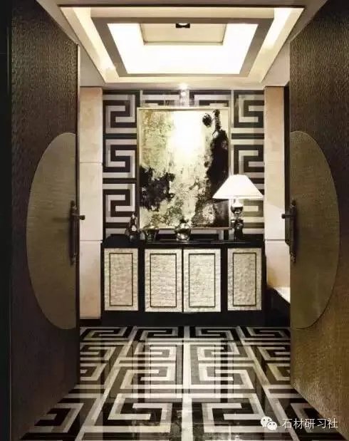 豪华别墅家装大理石装饰运用实景图