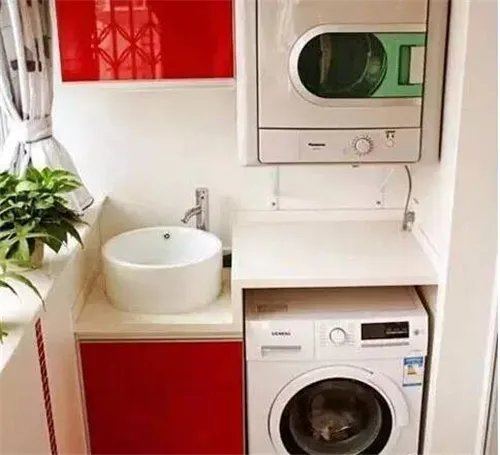 阳台洗衣房装修效果图 美观与实用兼顾的阳台洗衣房设计