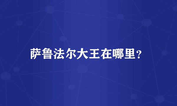 萨鲁法尔大王在哪里？