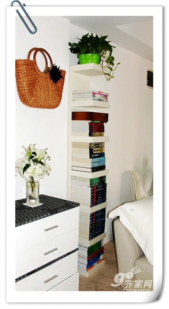 网友打造2室2厅自然纯净简约之家 毕业照&软装心得