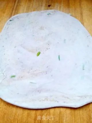 烙饼，筷子抖一抖，天女散花