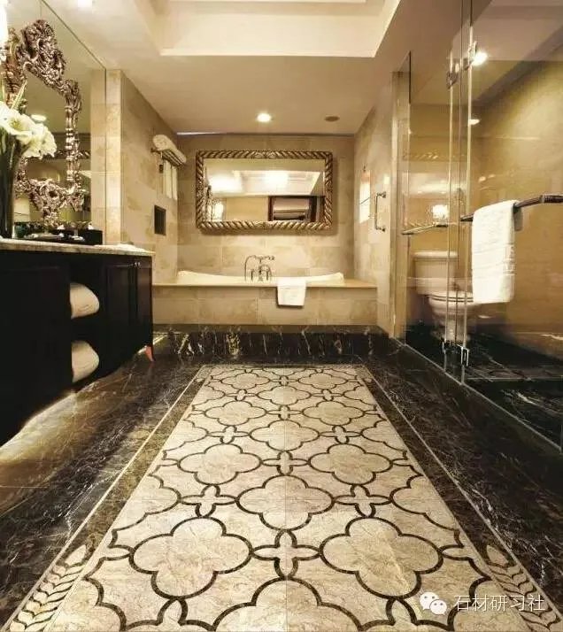 豪华别墅家装大理石装饰运用实景图