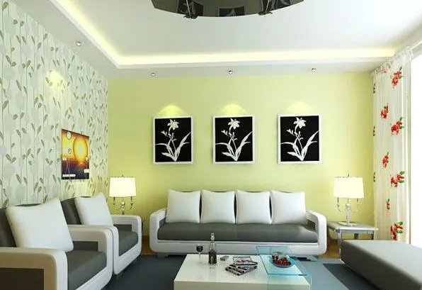 客厅墙纸装修效果图 让你的客厅与众不同