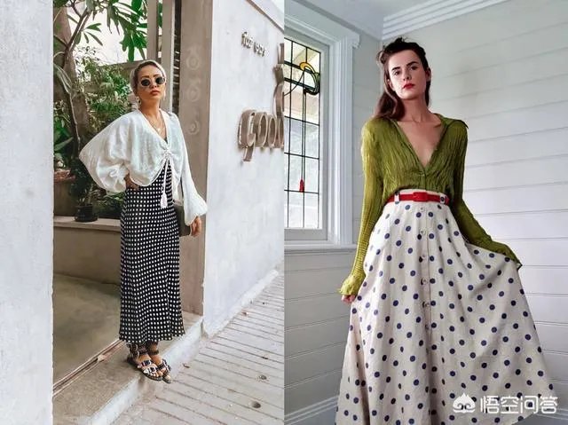 复古的波点裙怎么搭配才好看？