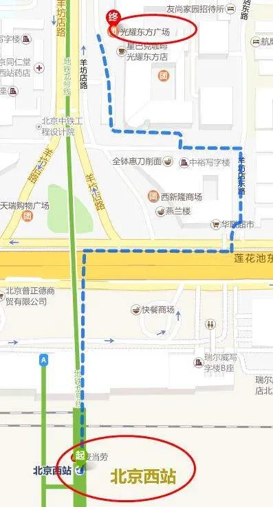 去光耀东方广场座地铁能到么？