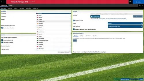 足球经理2015（FM2015） 汉化图文教程 设置中文方法