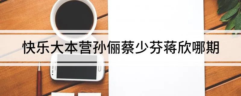 快乐大本营孙俪蔡少芬蒋欣哪期