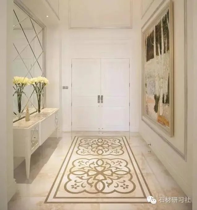 豪华别墅家装大理石装饰运用实景图