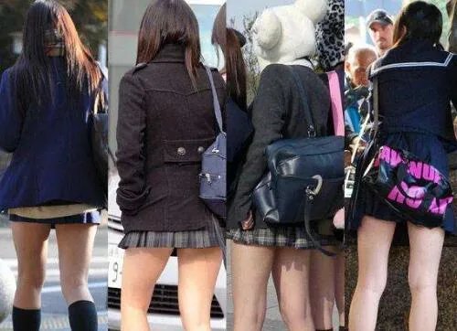 【慎入】世界上最短的裙子,日本女高中生校裙短到极限