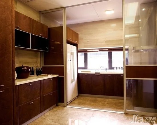 厨房玻璃推拉门图片欣赏