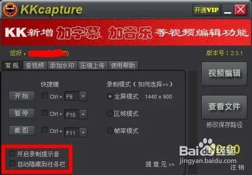 kkcapture如何使用