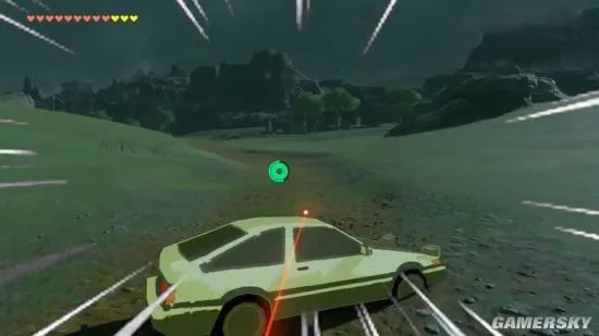 在《塞尔达传说：荒野之息》里 你可以开着藤原拓海的86玩漂移了