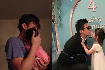 邓超自称臭屁爸爸显温馨 晒家人合影被赞有趣