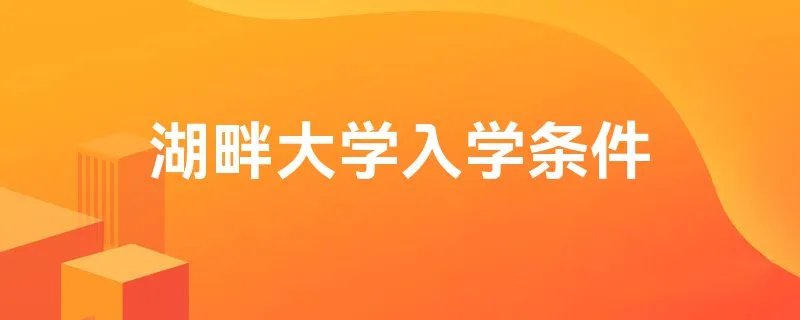 湖畔大学入学条件