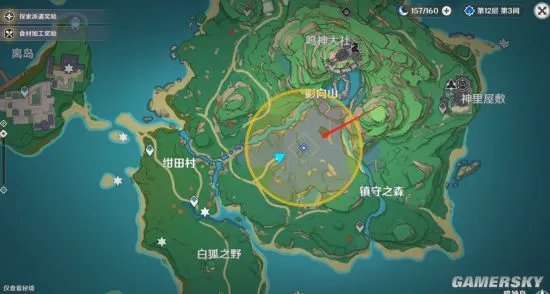 《原神》荒废神社在哪 荒废神社调查任务图文攻略