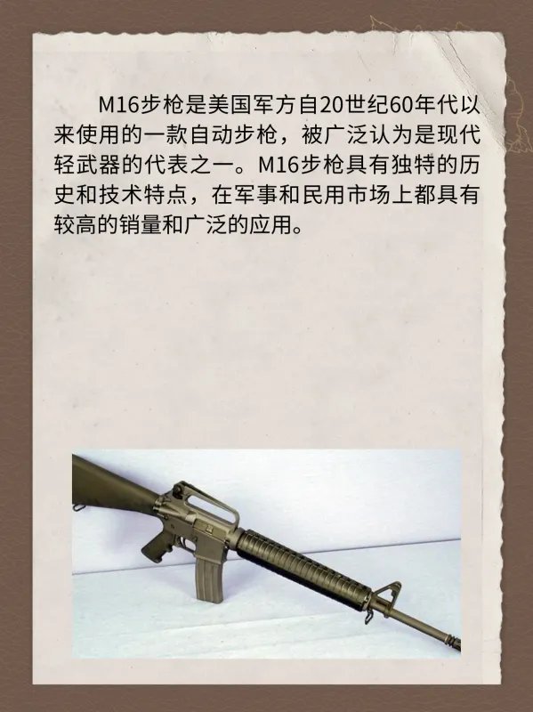 M16步枪有哪些特点？
