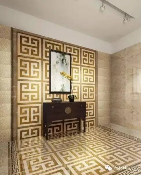 豪华别墅家装大理石装饰运用实景图