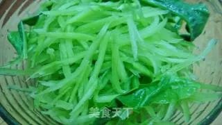 爽口小菜--凉拌莴笋丝
