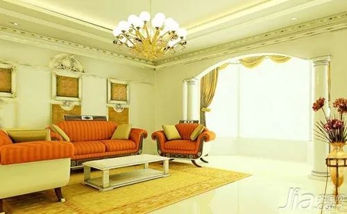 欧式最新客厅吊顶设计效果图大全