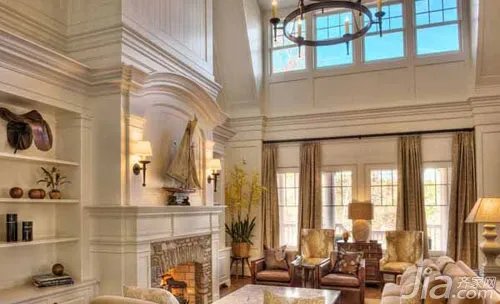 空间的学问 挑空客厅设计效果图