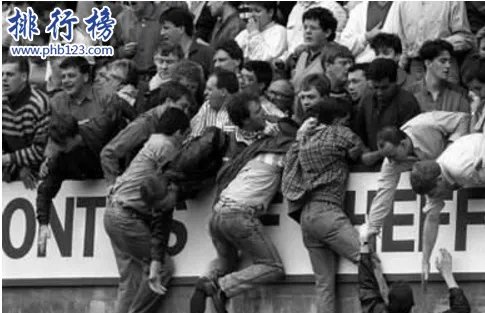 世界十大足球惨案：海瑟尔惨案至300人受伤,英格兰被禁赛5年