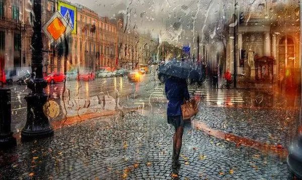 雨天正能量的句子