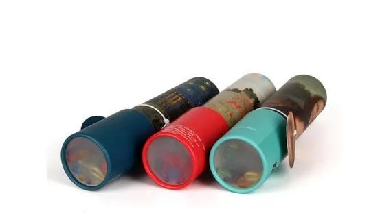 万花筒图片 手工制作万花筒过程