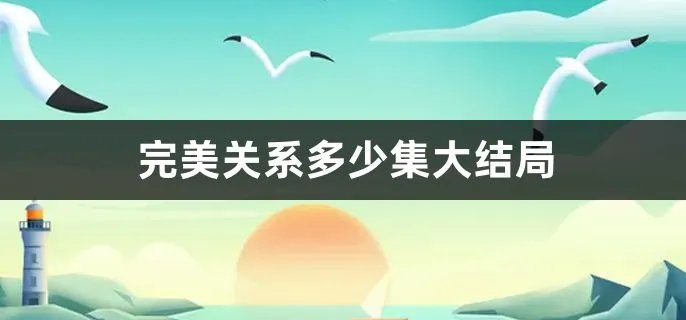 完美关系多少集大结局