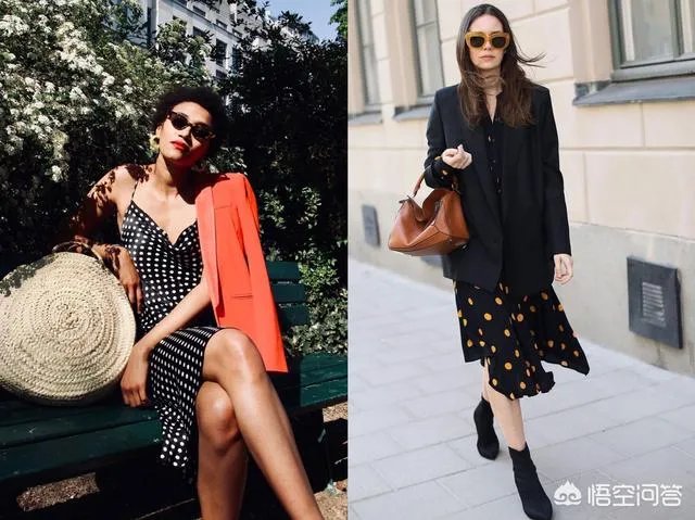 复古的波点裙怎么搭配才好看？