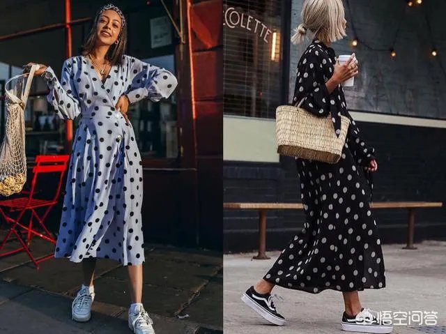 复古的波点裙怎么搭配才好看？