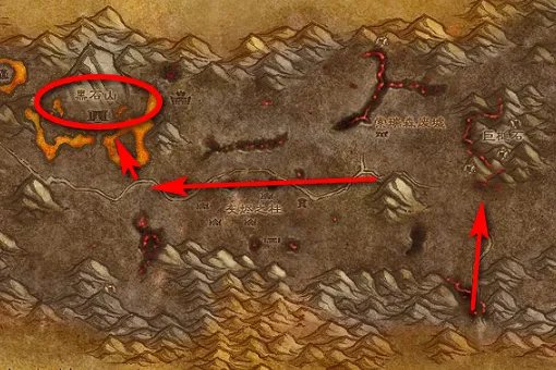 从奥格瑞玛到黑石塔怎么去？给下路线